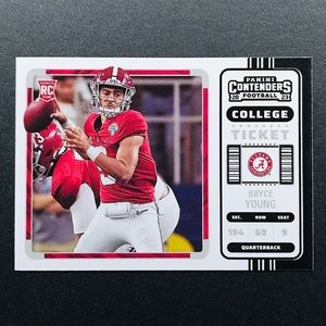 Bryce Young RC - 2023 Panini Chronicles Draft Picks Contenders College Ticket #1